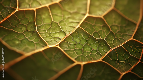 Green leaves texture natural pattern