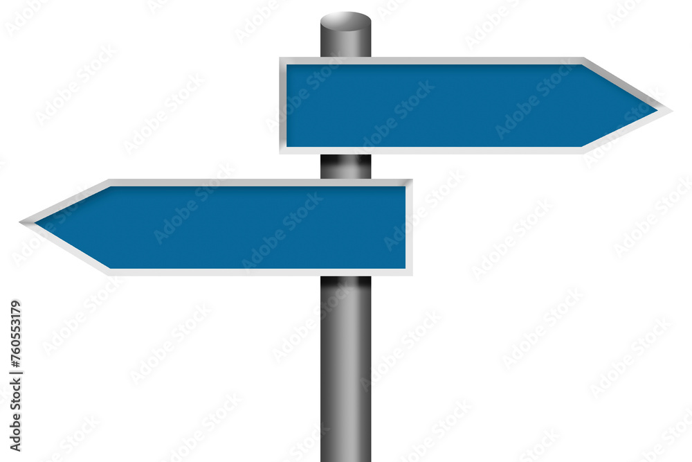Road sign with empty space Road sign with empty space