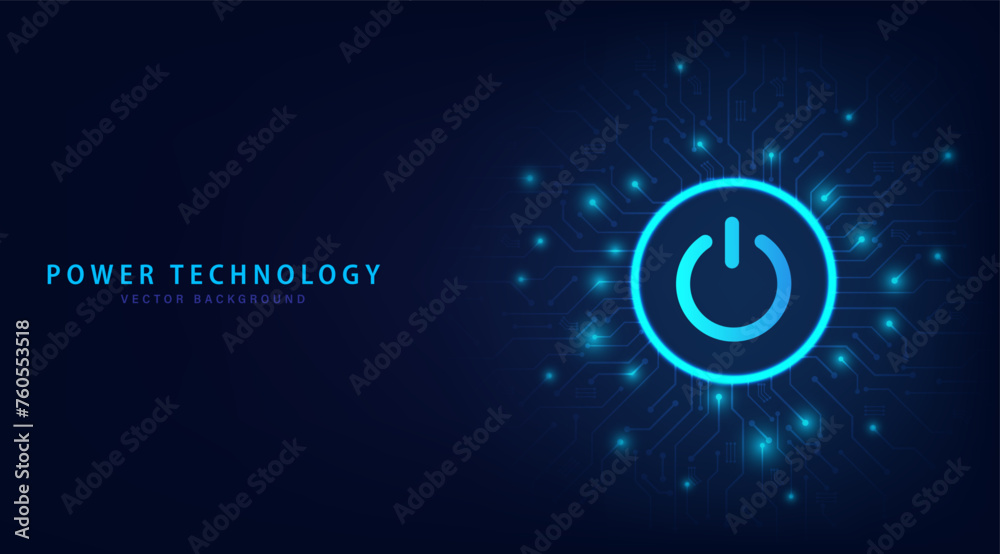 Futuristic power button security cyber connection technology. Cyber security concept abstract background futuristic Hi tech style. Information privacy idea. Vector and Illustration. Futuristic power button security cyber connection technology. Cyber security concept abstract background futuristic Hi tech style. Information privacy idea. Vector and Illustration.