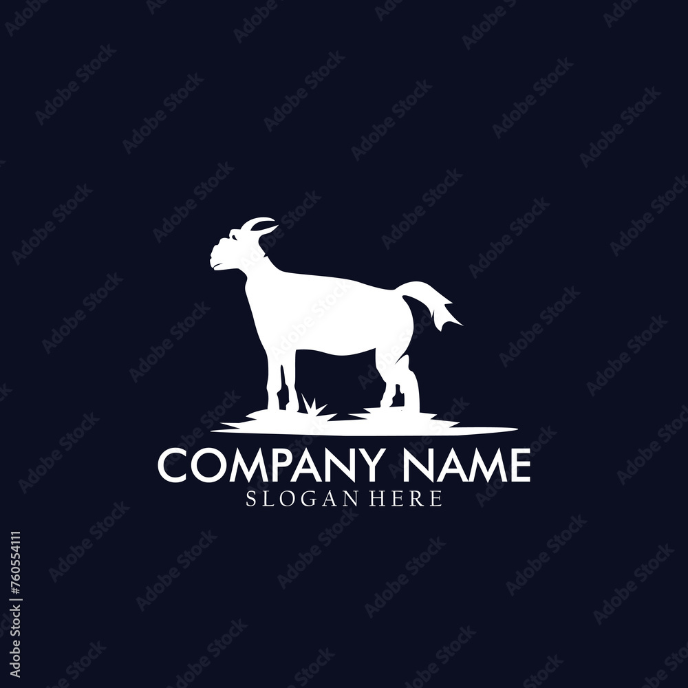 Luxury sheep logo design template. Luxury sheep logo design template.