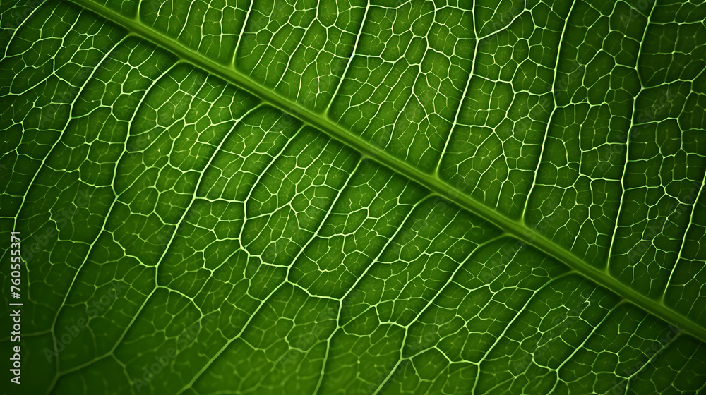 Plant green leaves close-up