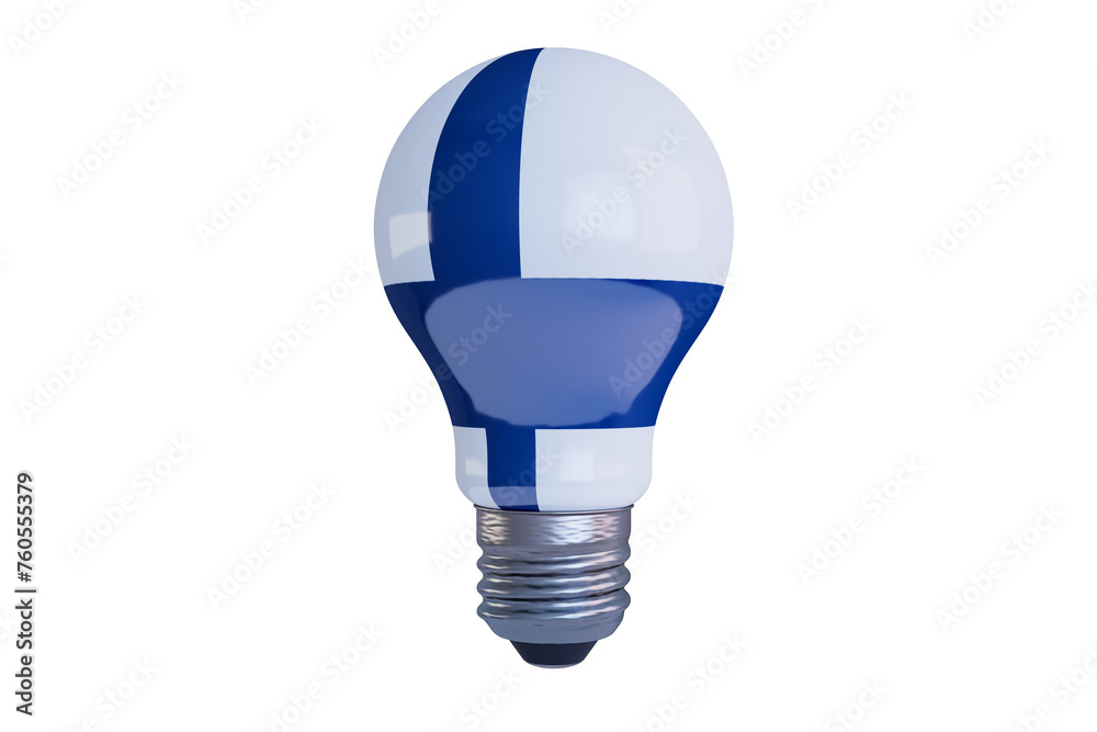 Modern LED Light Bulb with Blue and White Striped Design for Efficient Lighting Modern LED Light Bulb with Blue and White Striped Design for Efficient Lighting
