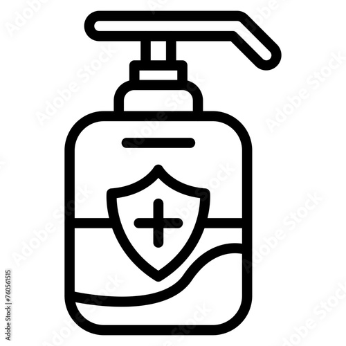 724-Hand Sanitizer Icon style