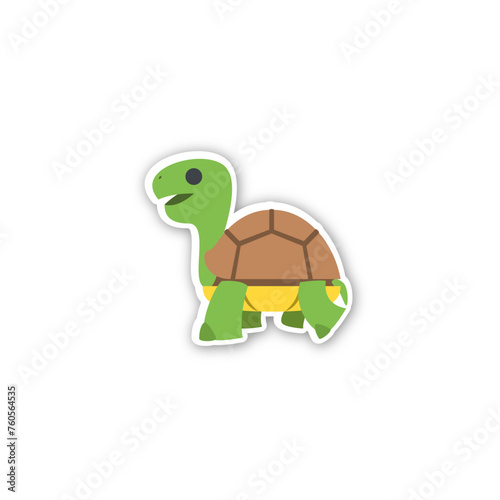 Turtle Icon. Emoji Vector. Colorful Icon. Icon Vector. Icon Design