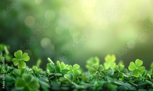 clover background-generative ai