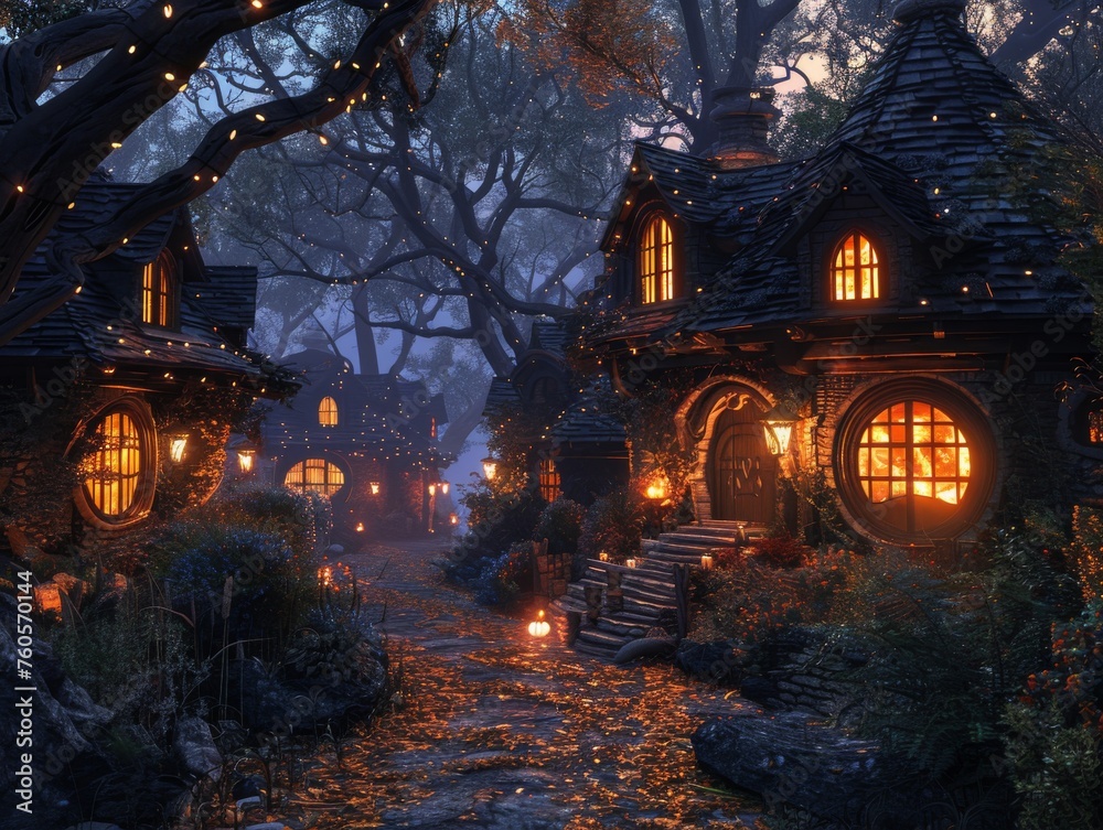 Ember Grove where firelight dances and whispers