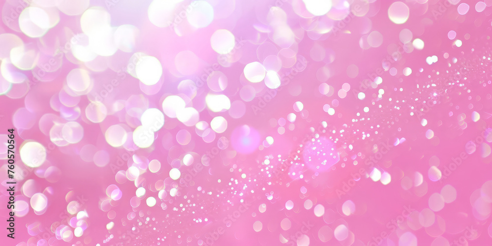 Pink glitter background with bokeh, pink circle brur bokeh background for valentine day or birthday party, wedding invitation card, banner Pink glitter background with bokeh, pink circle brur bokeh background for valentine day or birthday party, wedding invitation card, banner