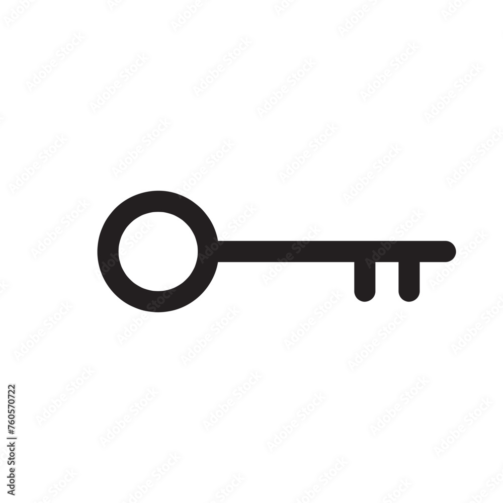 key illustration, key flat icon vector illustration key illustration, key flat icon vector illustration