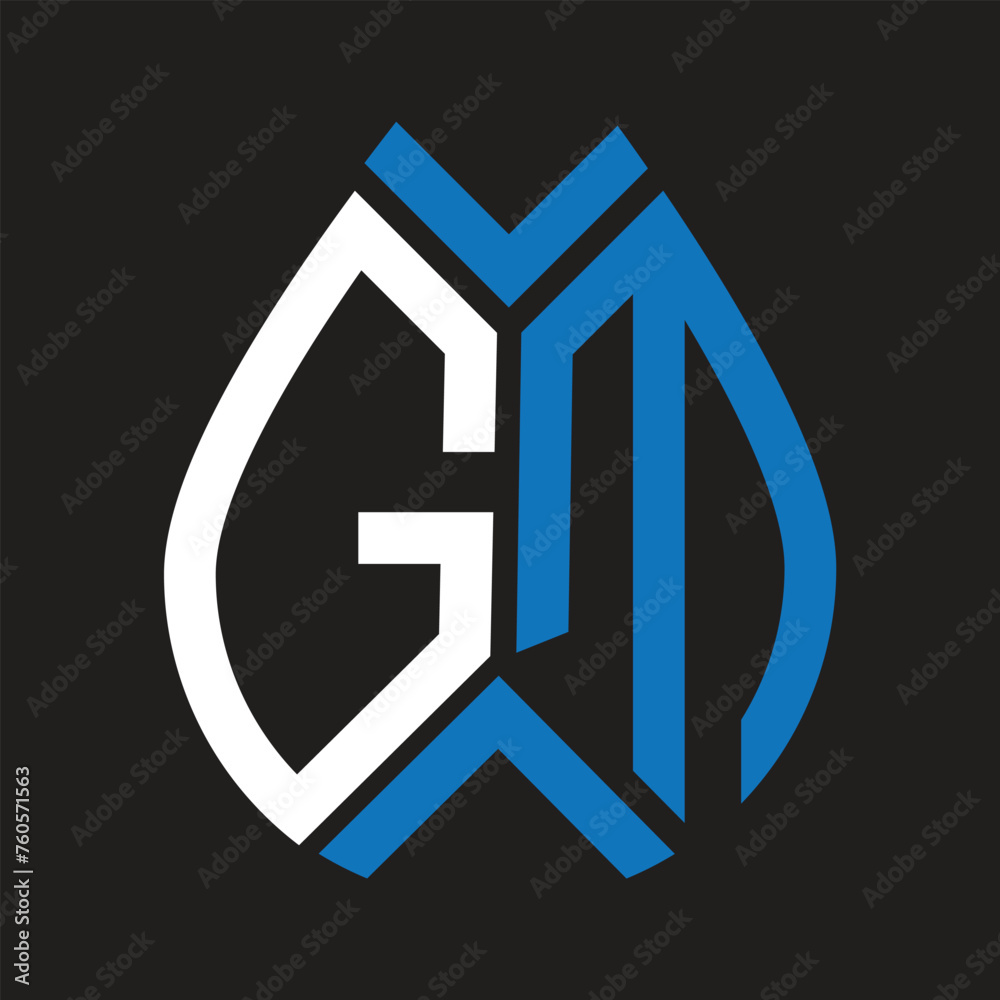 GM letter logo design on black background. GM creative initials letter logo concept. GM letter design.
GM letter logo design on black background. GM creative initials letter logo concept. GM letter design.