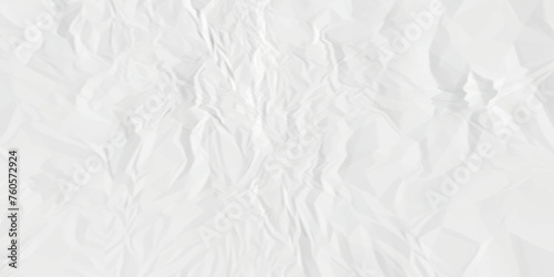 White paper texture is crumpled paper texture. White crumpled and creased paper texture. white crumpled blank paper texture. Grunge paper texture.