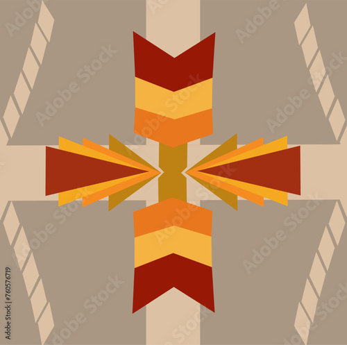 abstract background with arrows, design for fabric, clothing, wrapping