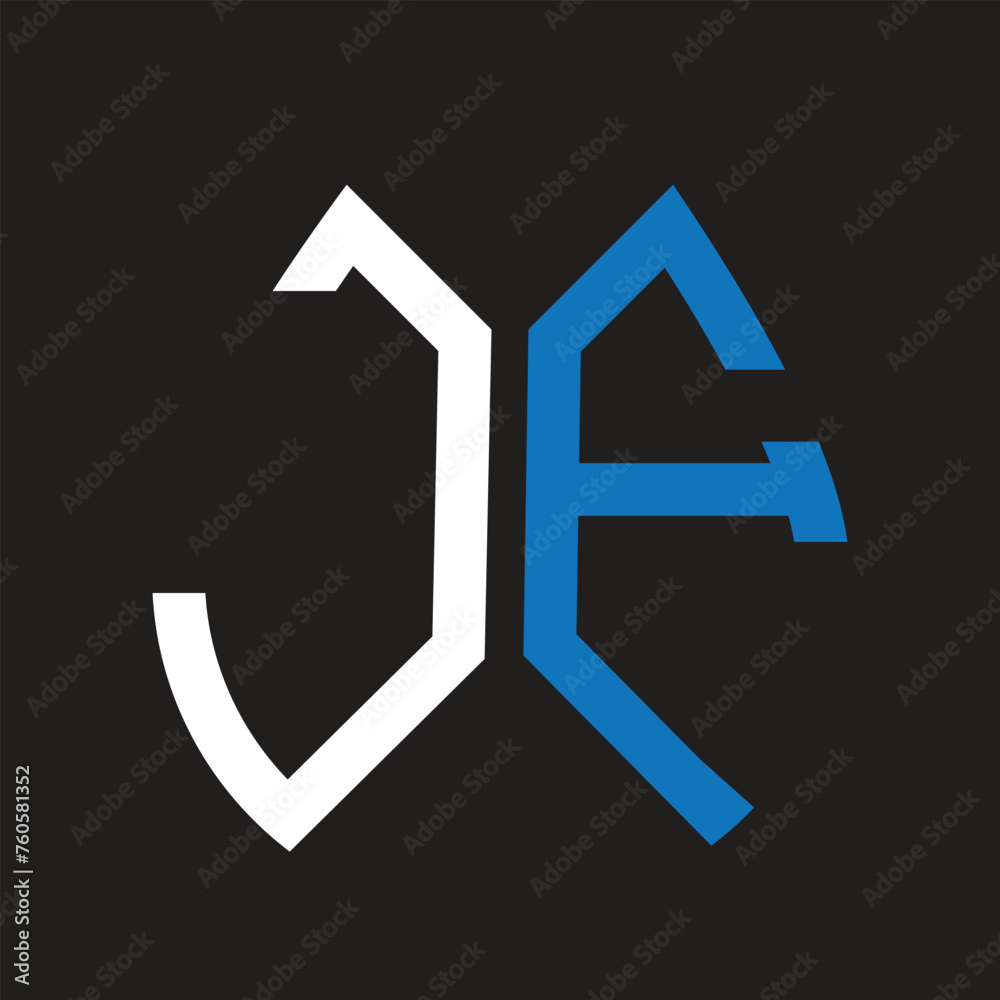 JF letter logo design on black background. JF creative initials letter logo concept. JF letter design.
JF letter logo design on black background. JF creative initials letter logo concept. JF letter design.