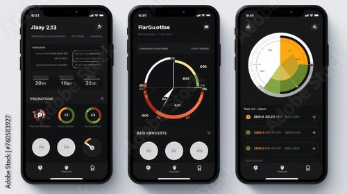 mobile app displaying real-time electricity usage