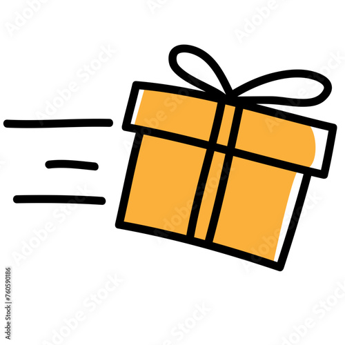 delivery gift box icon