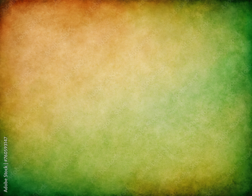 Obraz premium Springtime retro background in orange-green tones