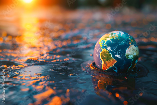 Global Warming, Climate Change, Melting World