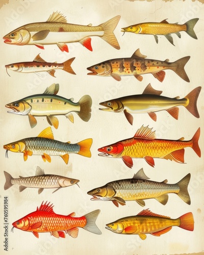 Finest Freshwater Fish Collection: Pike, Goldfish, Carp, Barbel, Eel, Bleak, Catfish, Trout and More