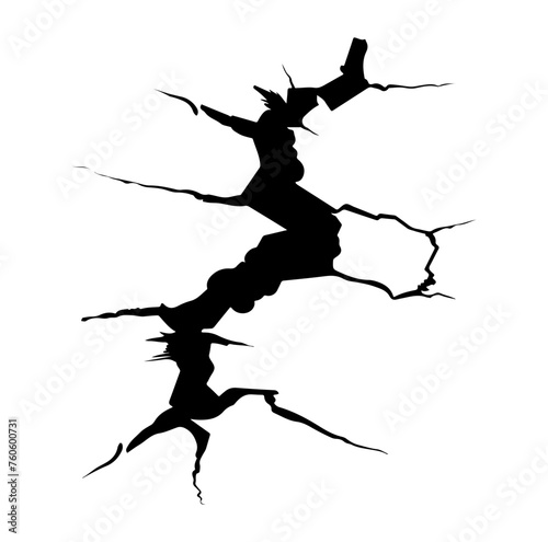 Cracks vector icons