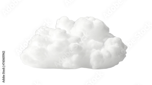 White cloud on transparent background, Png, Cutout.