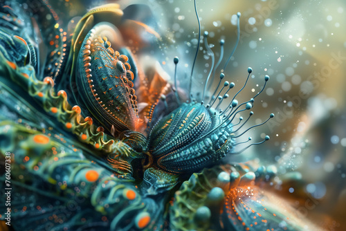A fantastic world full of underwater coral-like creatures © teruhisa ohashi