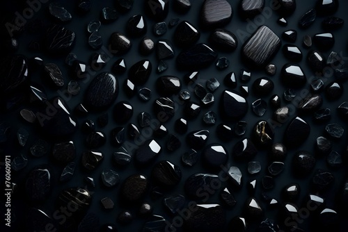 black and white background, Dive into a captivating black stones background, meticulously crafted by Generative AI to evoke a sense of mystery and elegance