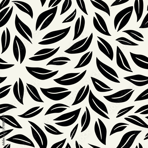 Vector seamless pattern. Modern repeating floral texture. Fancy print with stylized flowers. Can be used as swatch for illustrator.