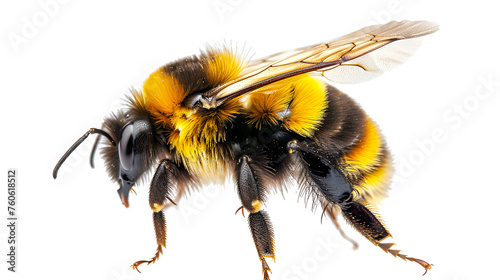  Stunning Bee Flying Isolated on White Background
