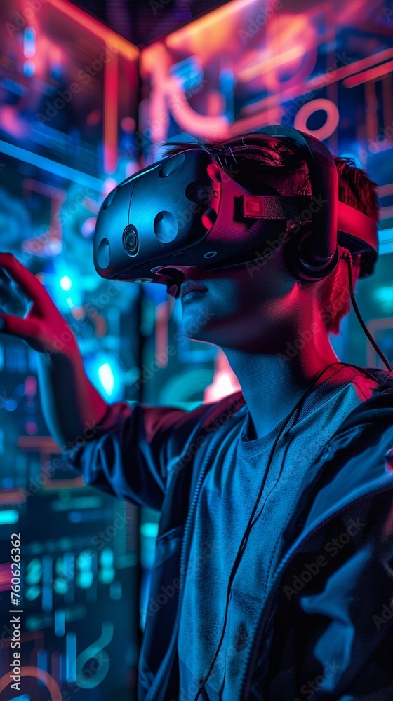 AI-enhanced virtual reality gaming