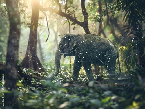 AI in wildlife conservation analyzing data to protect endangered species