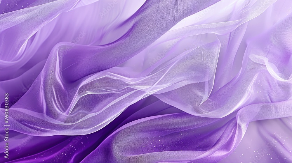Fototapeta premium Detailed view of a purple and white fabric, suitable for backgrounds or textures