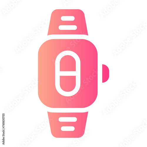 smartwatch gradient icon