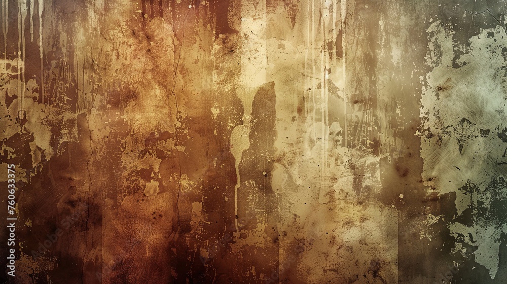 Brown dirty grunge abstract textured background. Copy space