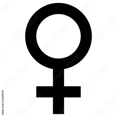 female icon, simple vector design