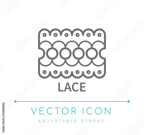 Lace Line Icon