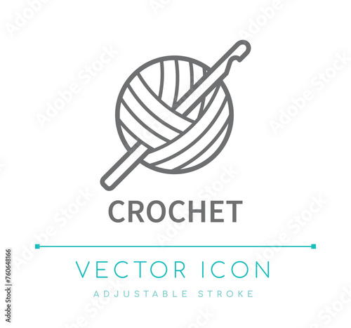 Crochet Line Icon