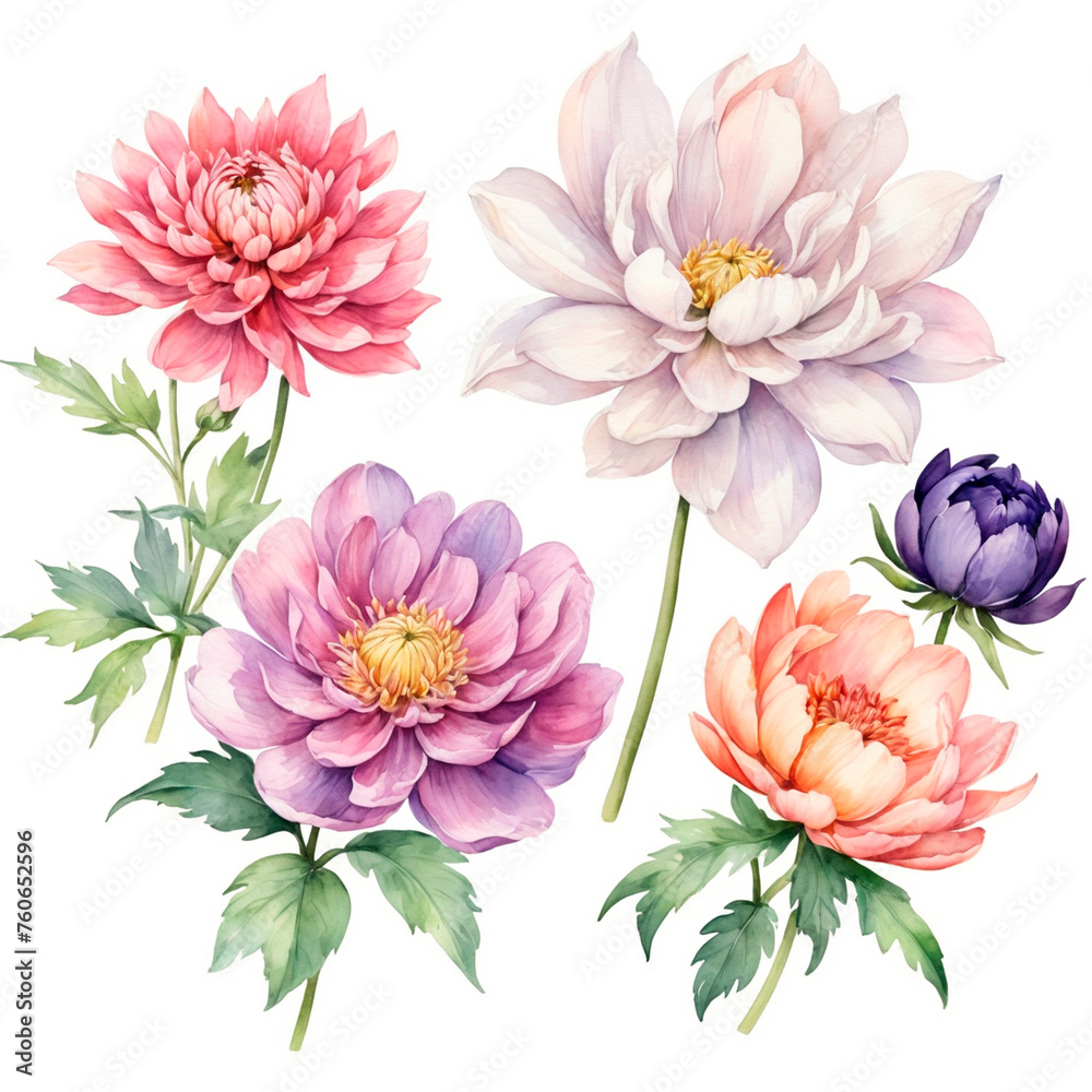 Obraz premium bouquet of pink flowers