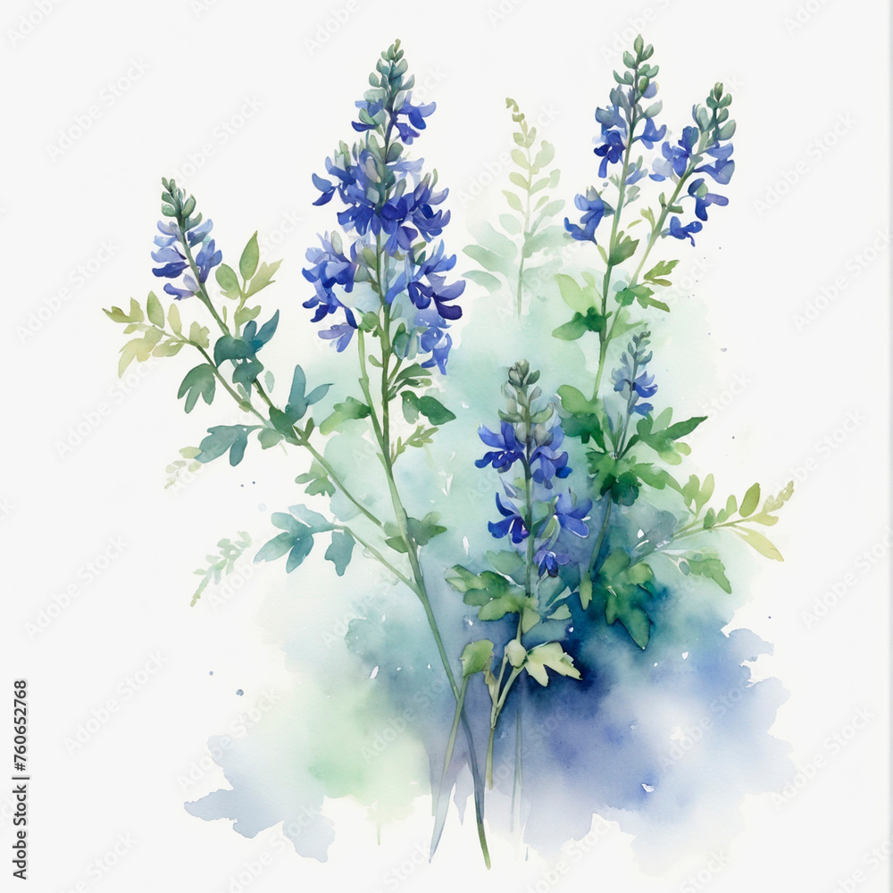 Obraz premium forget me not flowers