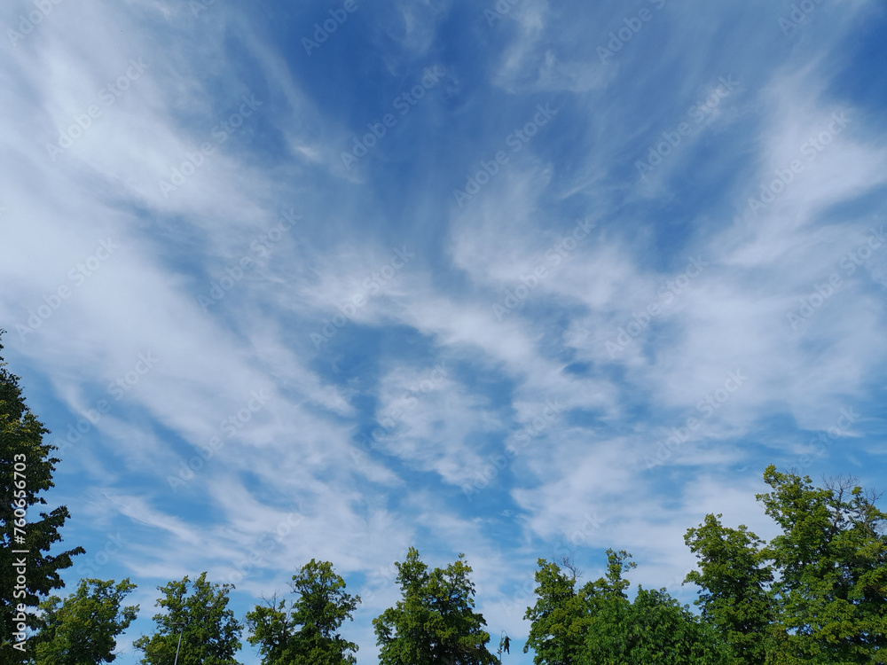 Landschaft mit Zirruswolke Landschaft mit Zirruswolke