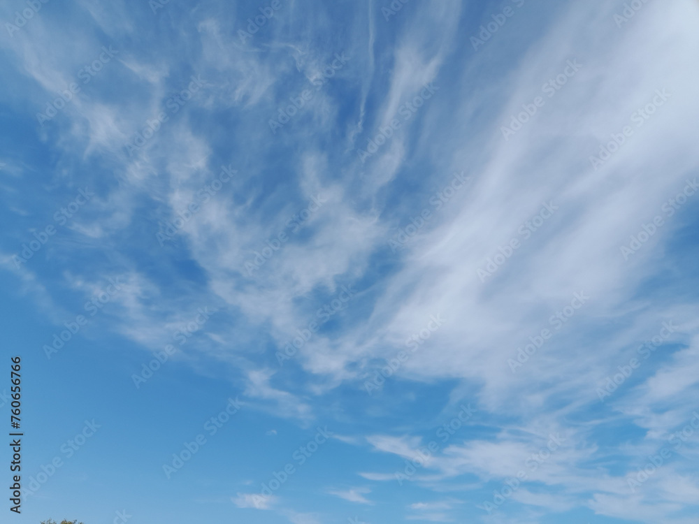 Fototapeta premium Wolkengebilde Zirruswolke