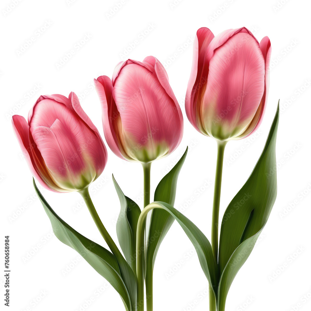 pink tulip flowers isolated on the transparent background pink tulip flowers isolated on the transparent background