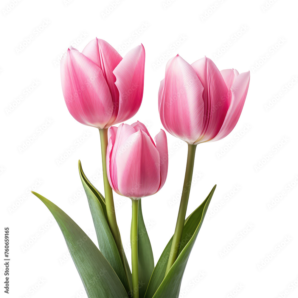 pink tulip flowers isolated on the transparent background pink tulip flowers isolated on the transparent background