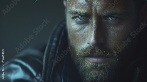 Close Up of Man With Beard