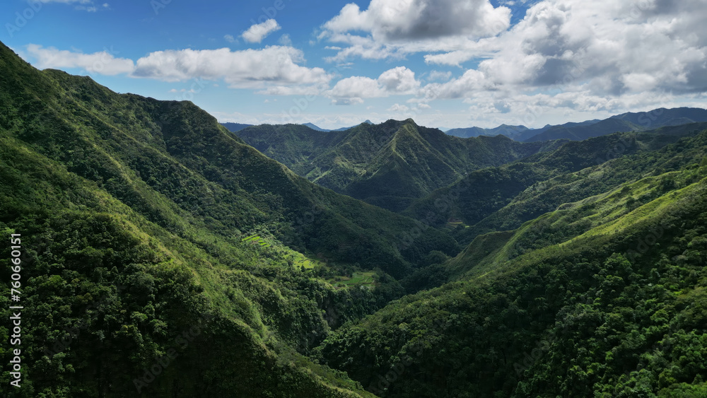 Cordillera mountains in Ifugao Philippines