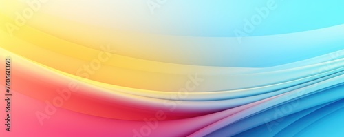 Azure and yellow ombre background  in the style of delicate lines  shaped canvas  high-key lighting  dark beige and pink