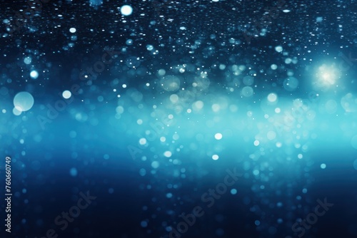 Azure christmas background with background dots, in the style of cosmic landscape © Zickert