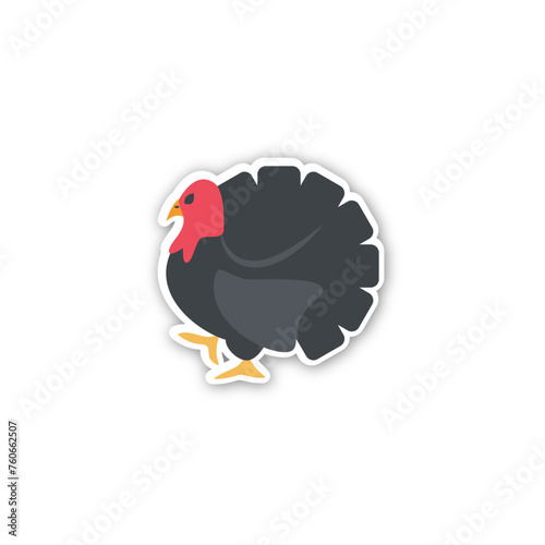 Turkey Icon. Emoji Vector. Colorful Icon. Icon Vector. Icon Design