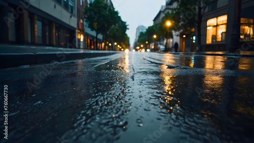 One big rainy day, in some city where the droplets flow down the streets into the drains.