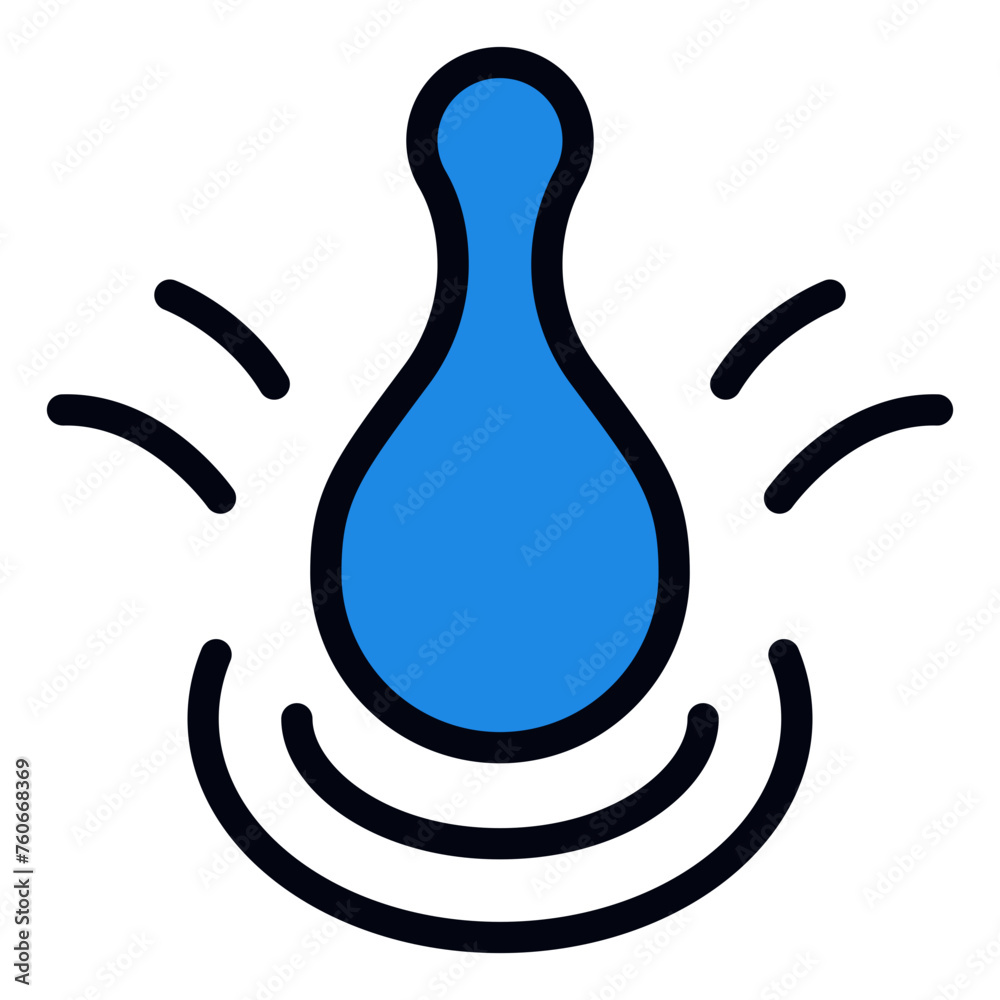 Obraz premium Water Scarcity line icon