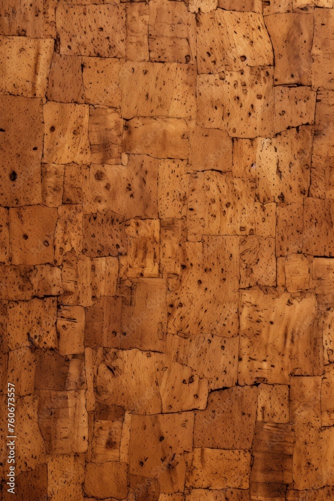 Brown cork wallpaper texture, cork background