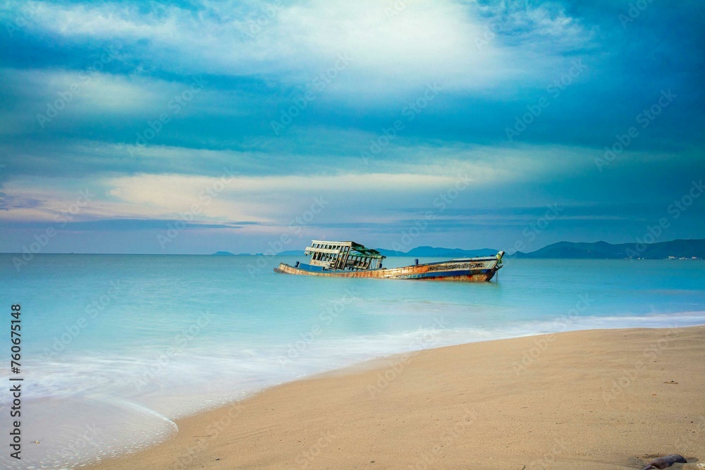 boat on the beach